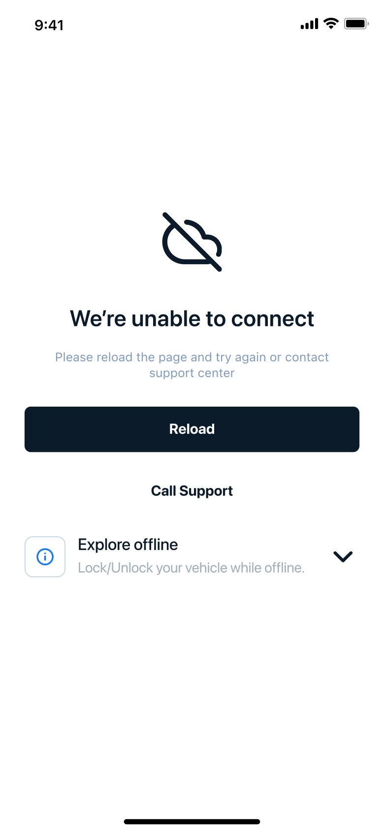 goUrban — Offline mobile screen